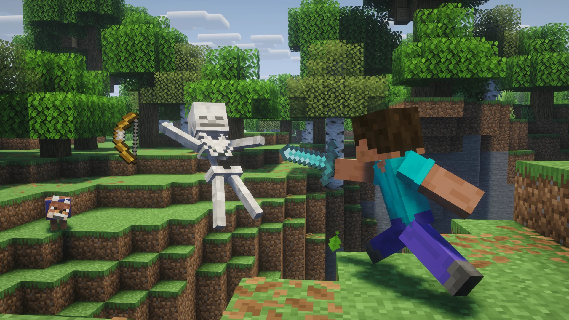 Steve Vs Skeleton